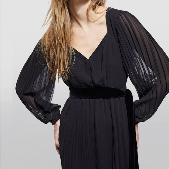 The Kooples Black Maxi Dress - worn but in great condition. Size: S - Picture 1 of 6